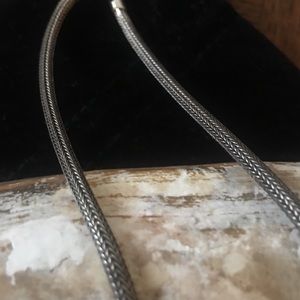 Fancy Silver Wheat Chain